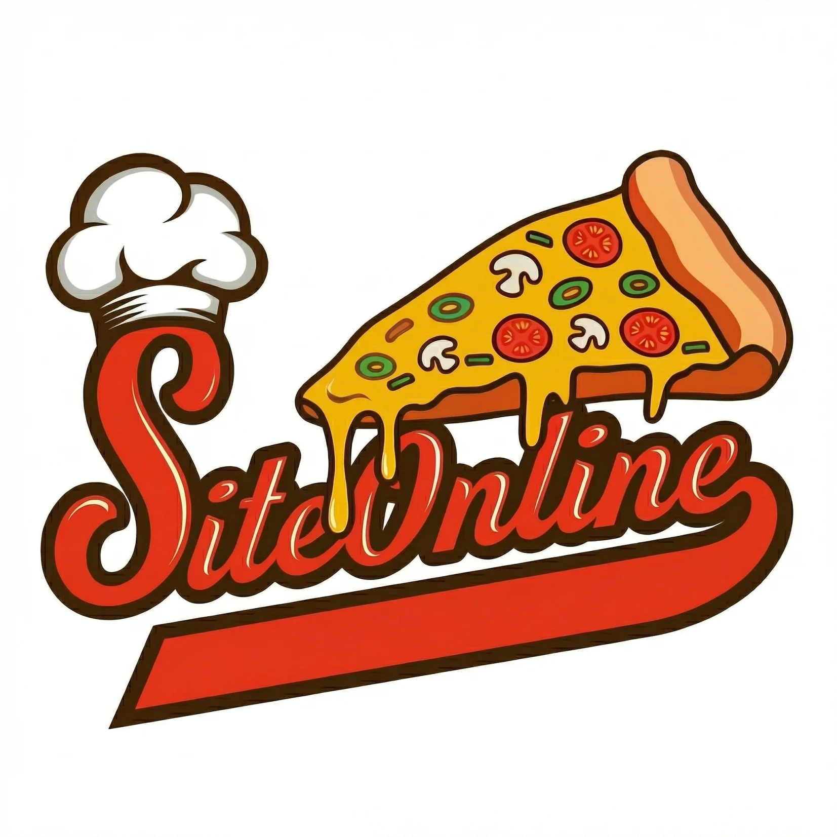 Logo pizza site onlinr